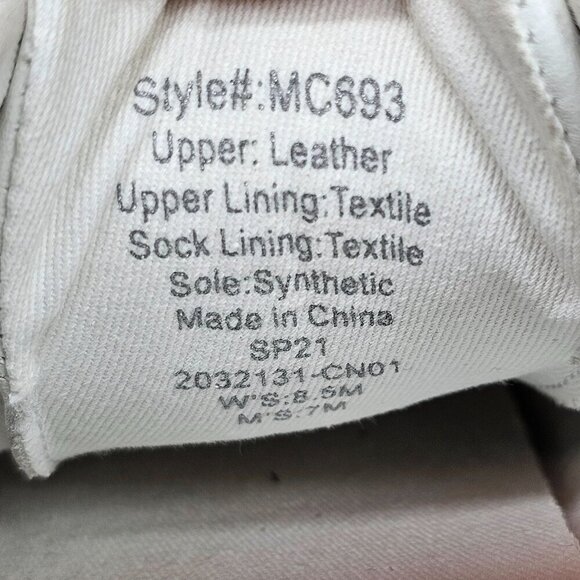 Madewell Sidewalk Low-Top Sneakers in‎ Snake Embossed Leather: Wave Edition 8.5 - Picture 10 of 14